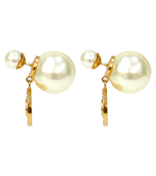 Dior pearl earrings