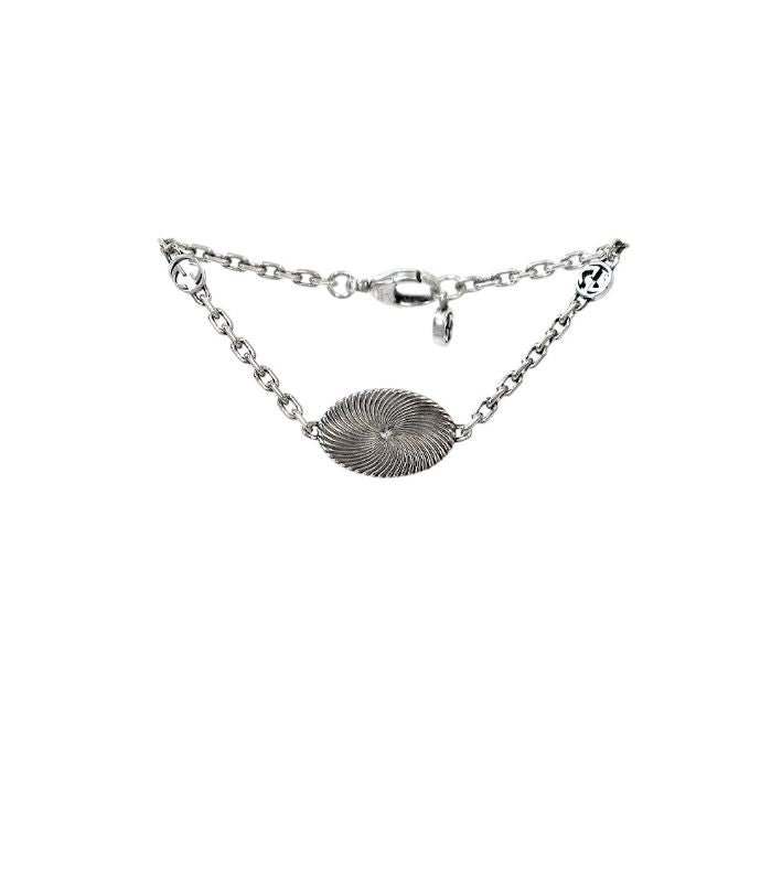 Gucci Round Double G Silver Bracelet