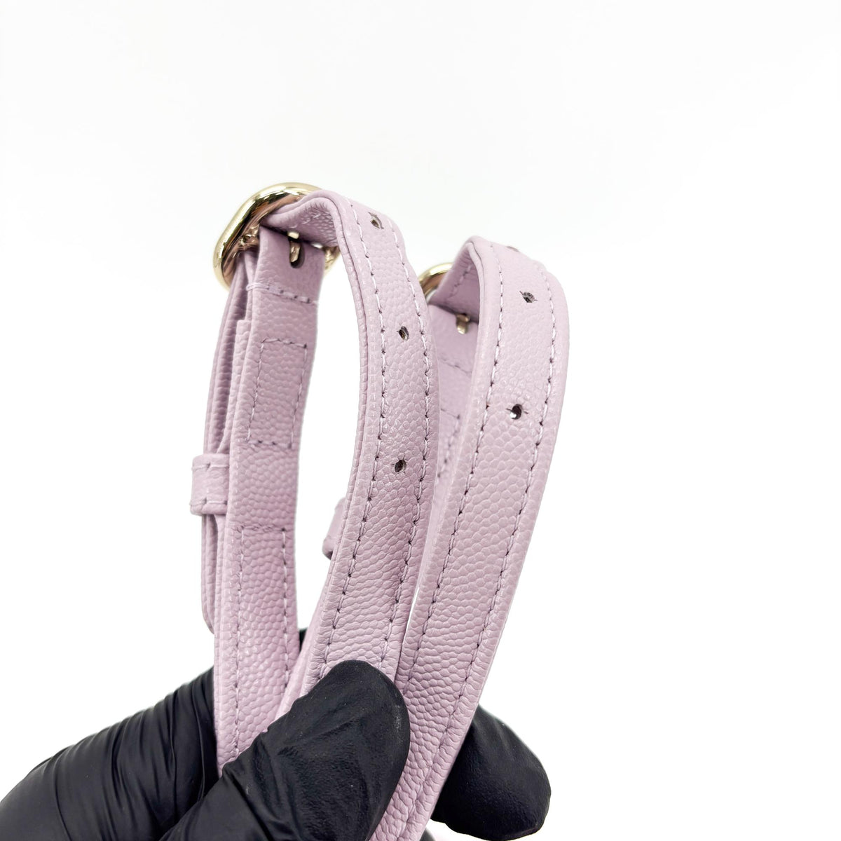 Chanel Dumas Backpack Small Caviar Lilac Gold Hardware