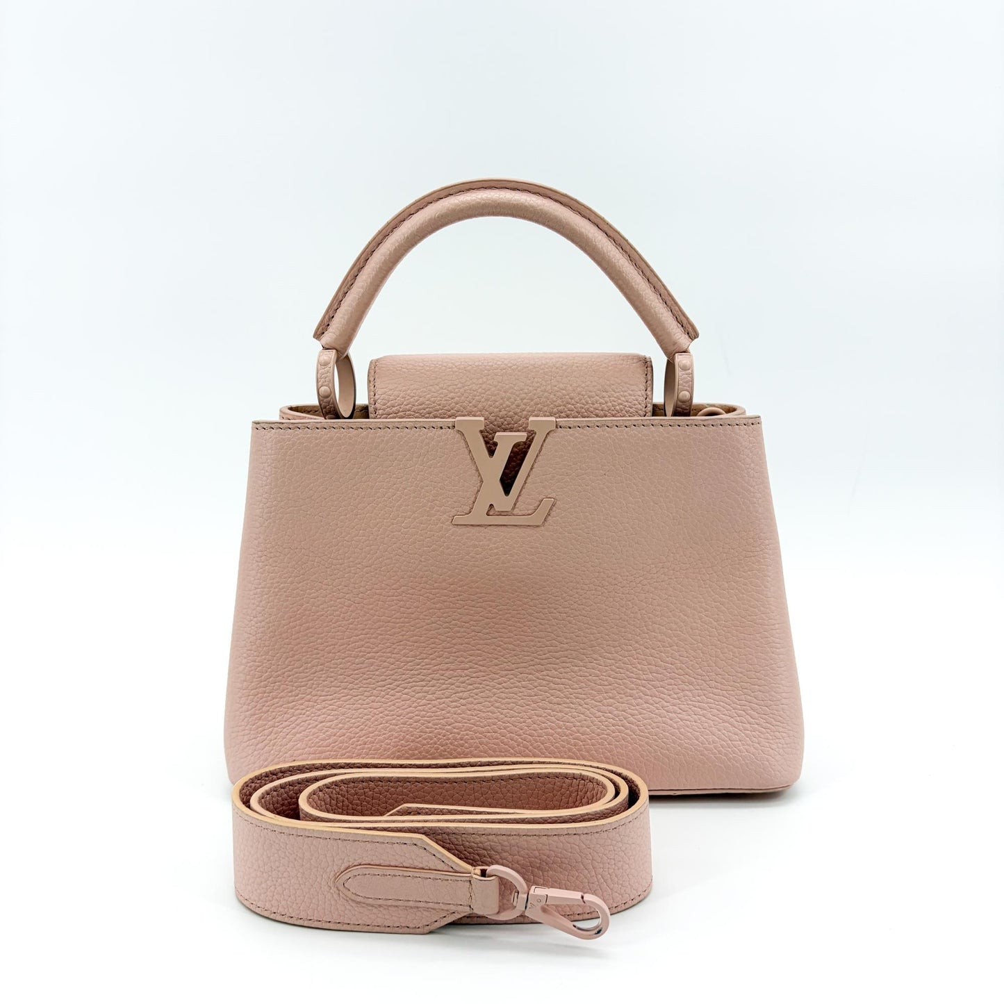 Louis Vuitton Capucines Mini Torrillon Rose Pondicher