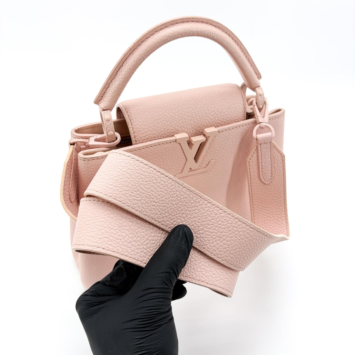 Louis Vuitton Capucines Mini Torrillon Rose Pondicher