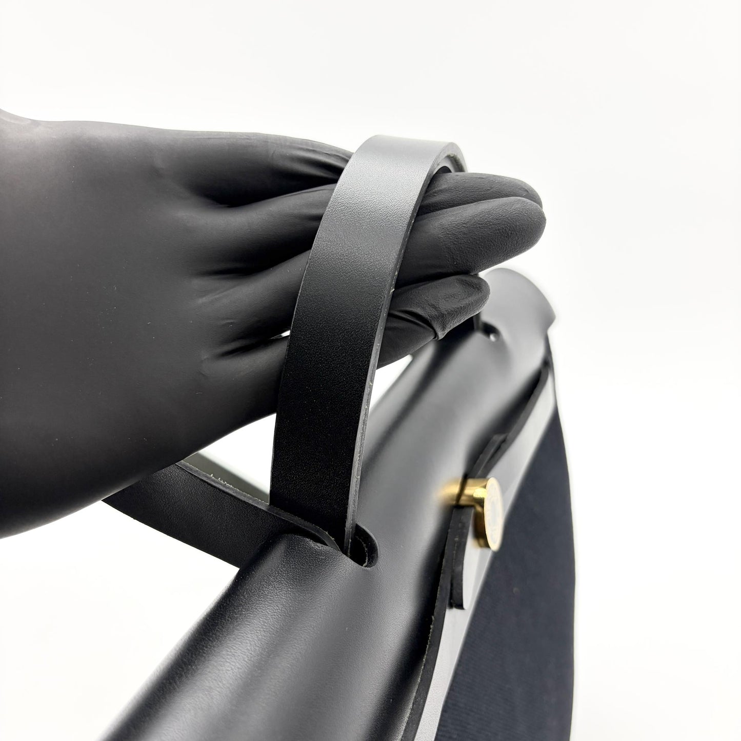 Hermès Herbag 31 Black Gold Hardware