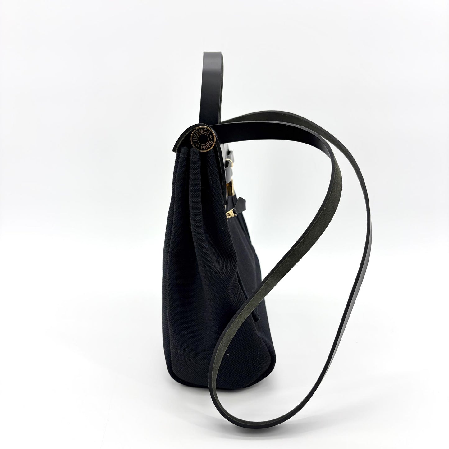 Hermès Herbag 31 Black Gold Hardware