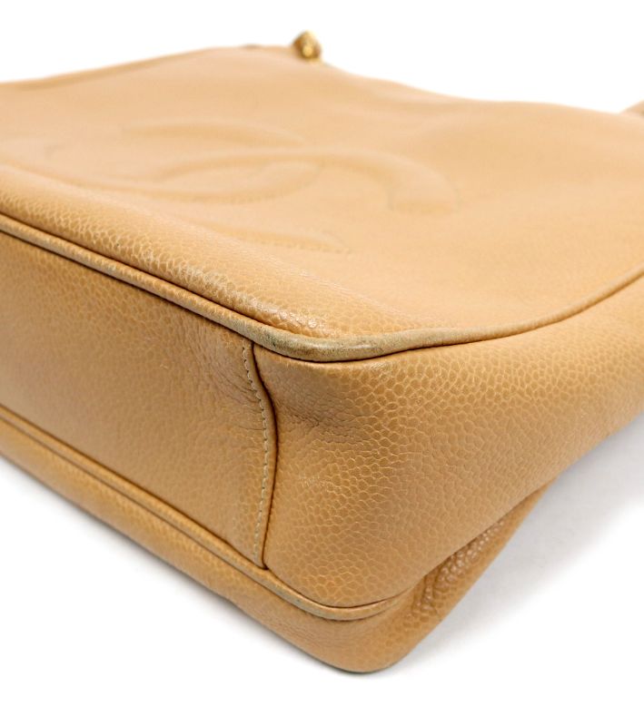 Chanel Beige CC Pocket Chain Shoulder Bag