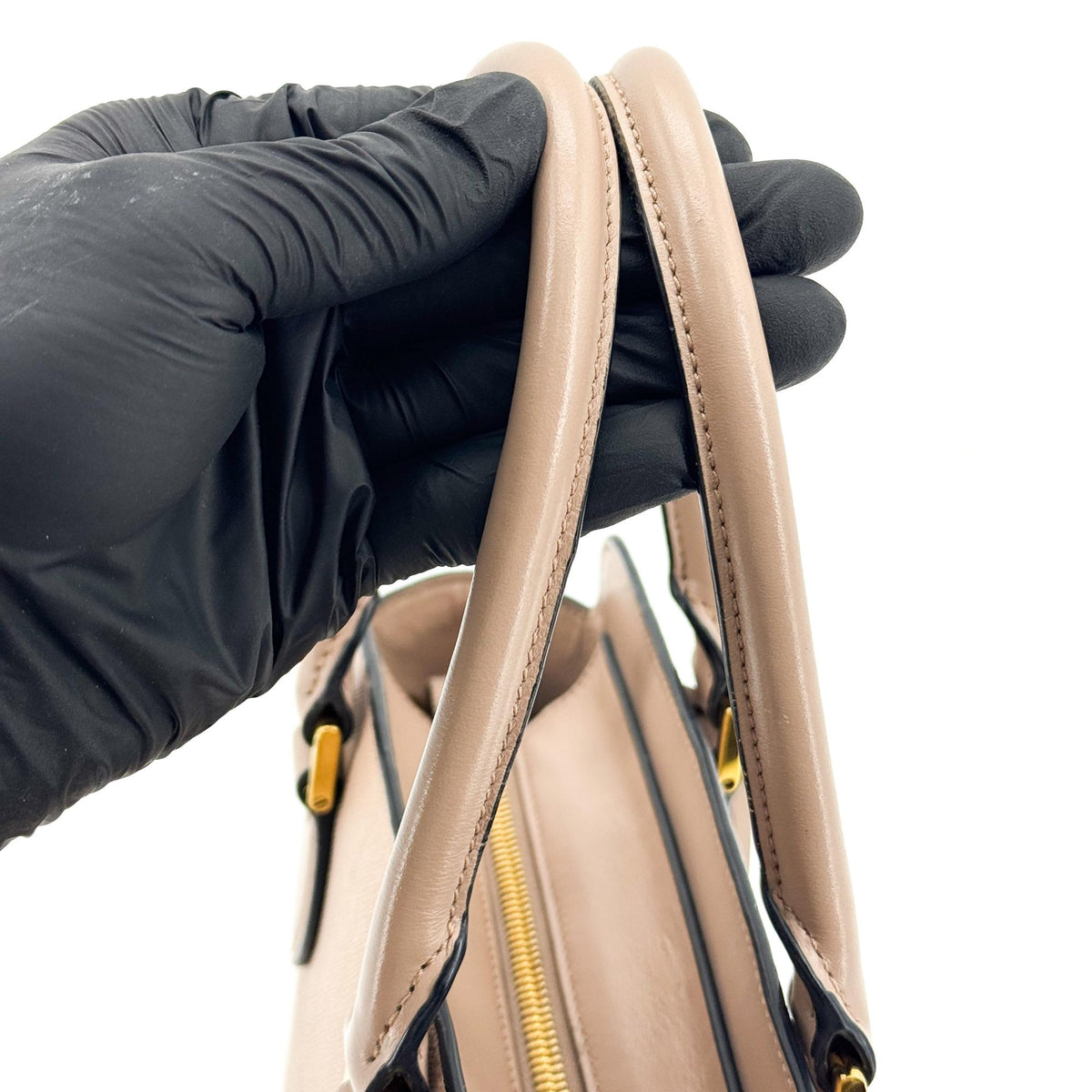 Prada Saffiano Luxe Tote Bag Beige