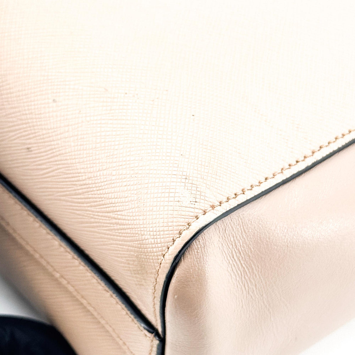 Prada Saffiano Luxe Tote Bag Beige