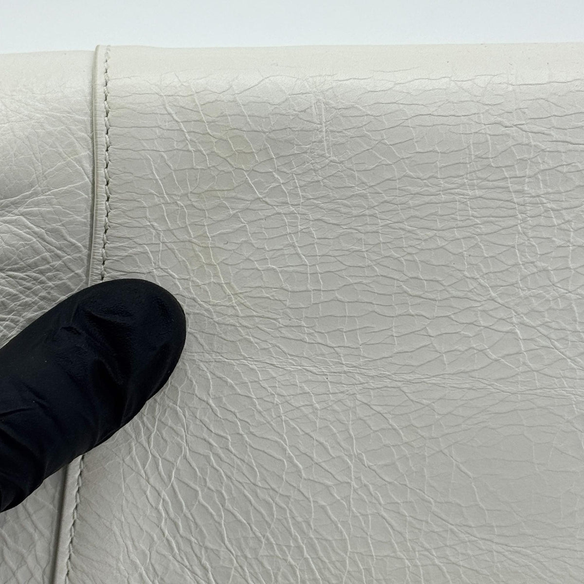 Balenciaga Downtown Small Shoulder Bag White