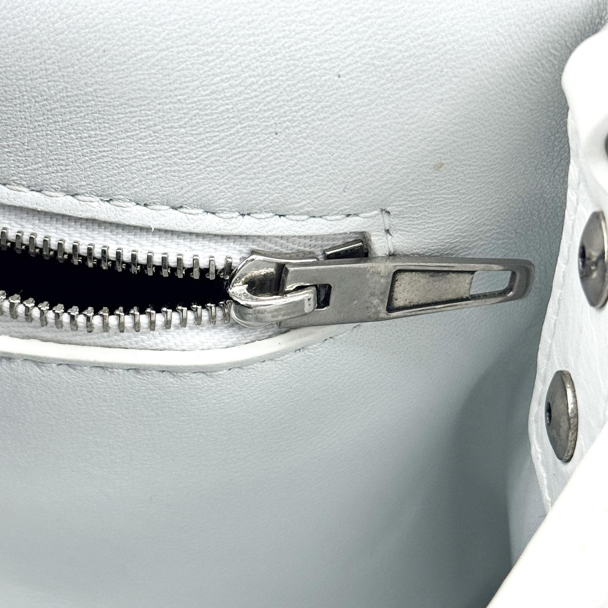 Balenciaga Downtown Small Shoulder Bag White