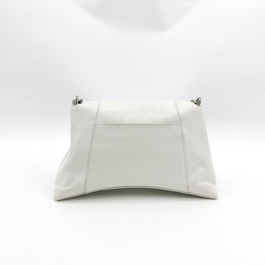 Balenciaga Downtown Small Shoulder Bag White