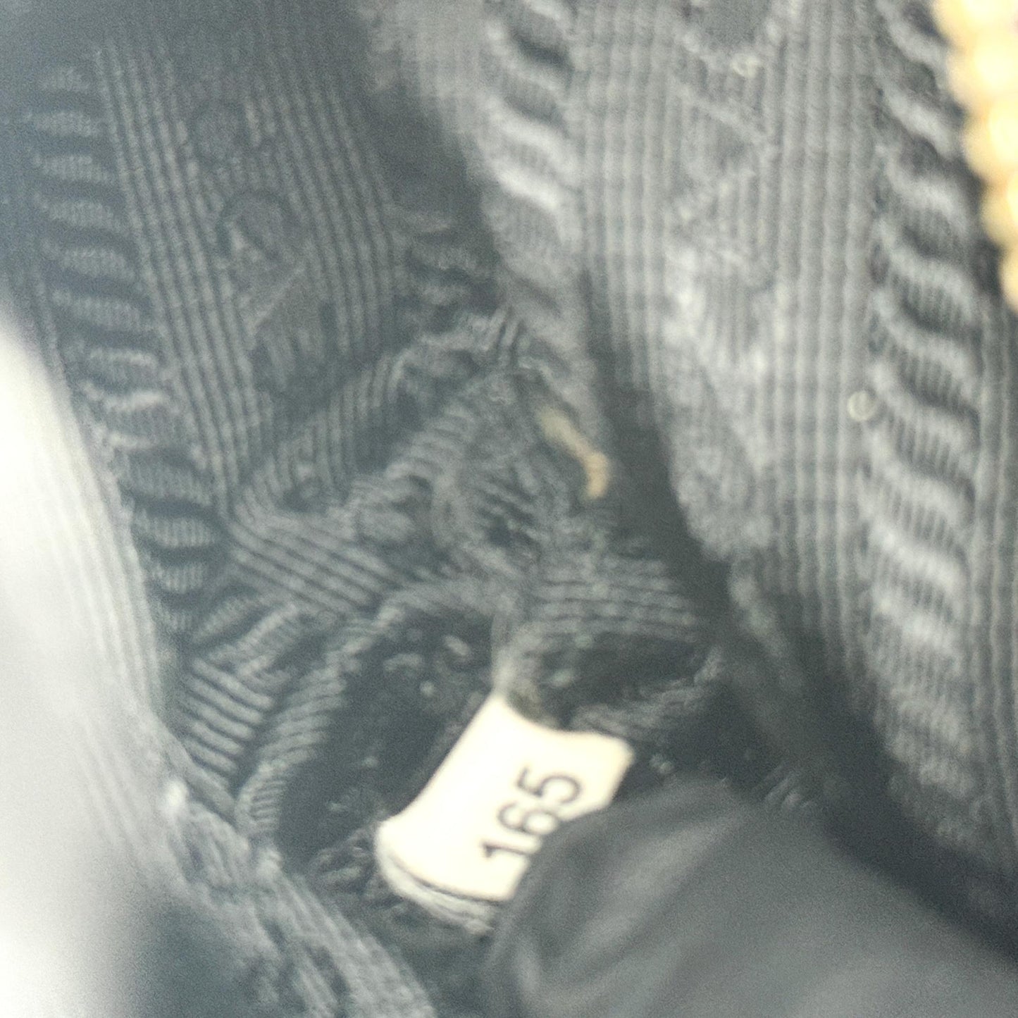 Prada Tessuto Gaufre Tote Bag Black with Gold Hardware