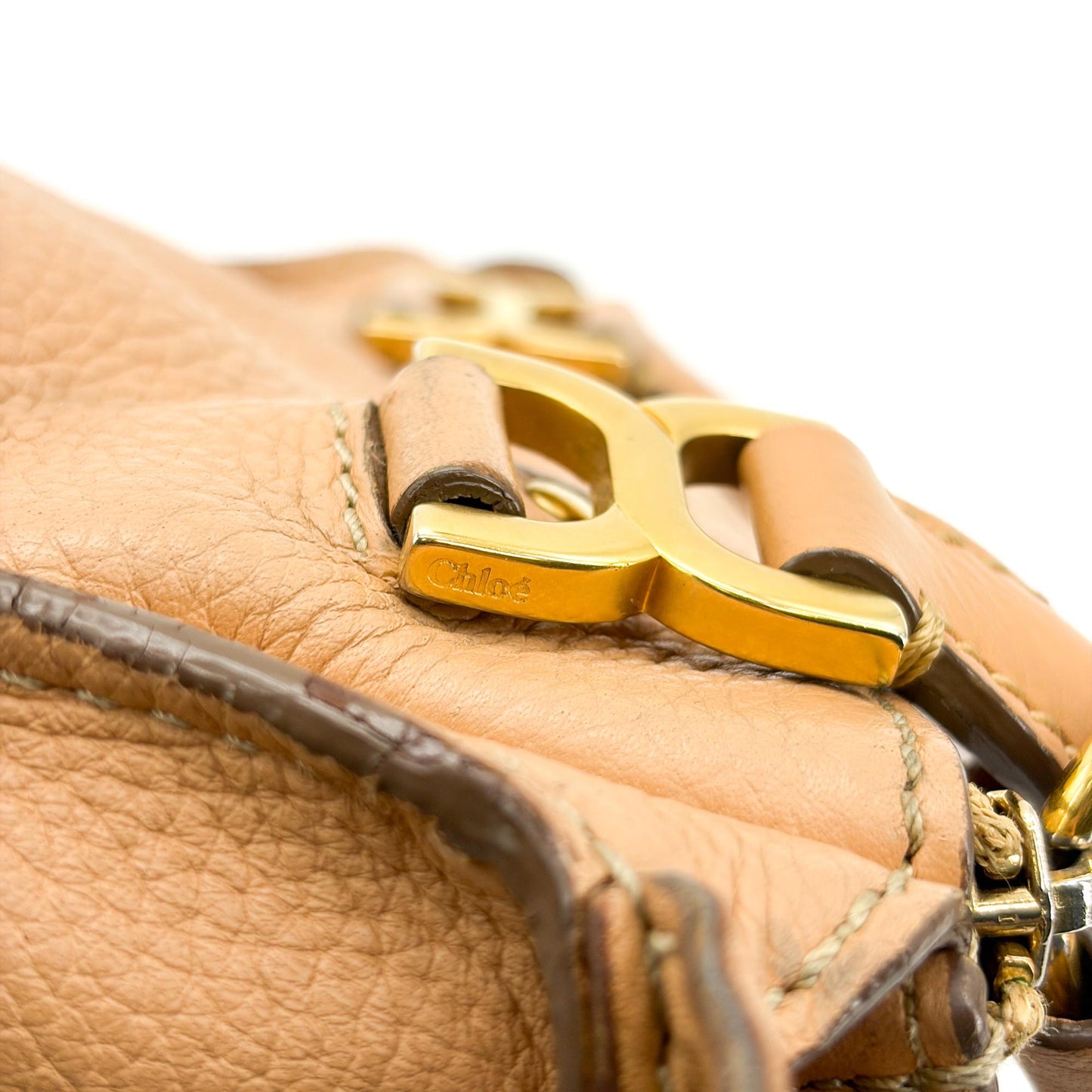 Chloé Marchi Mini Double Carry Bag Tanning