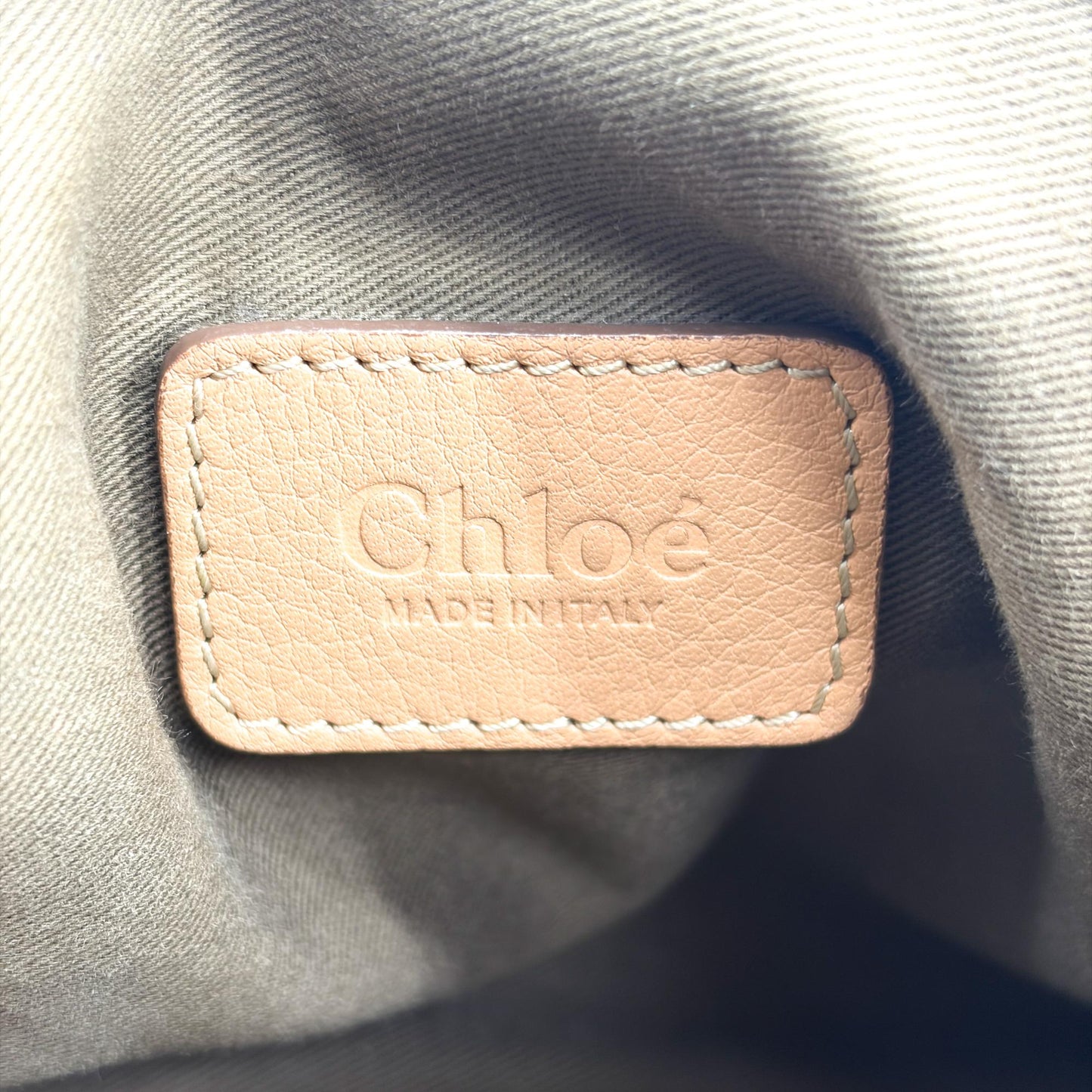 Chloé Marchi Mini Double Carry Bag Tanning