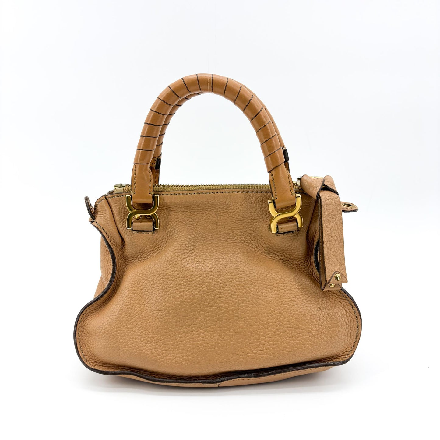 Chloé Marchi Mini Double Carry Bag Tanning