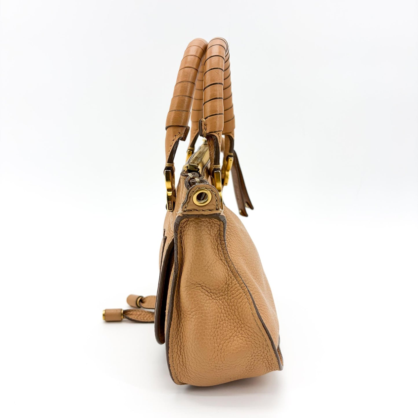 Chloé Marchi Mini Double Carry Bag Tanning