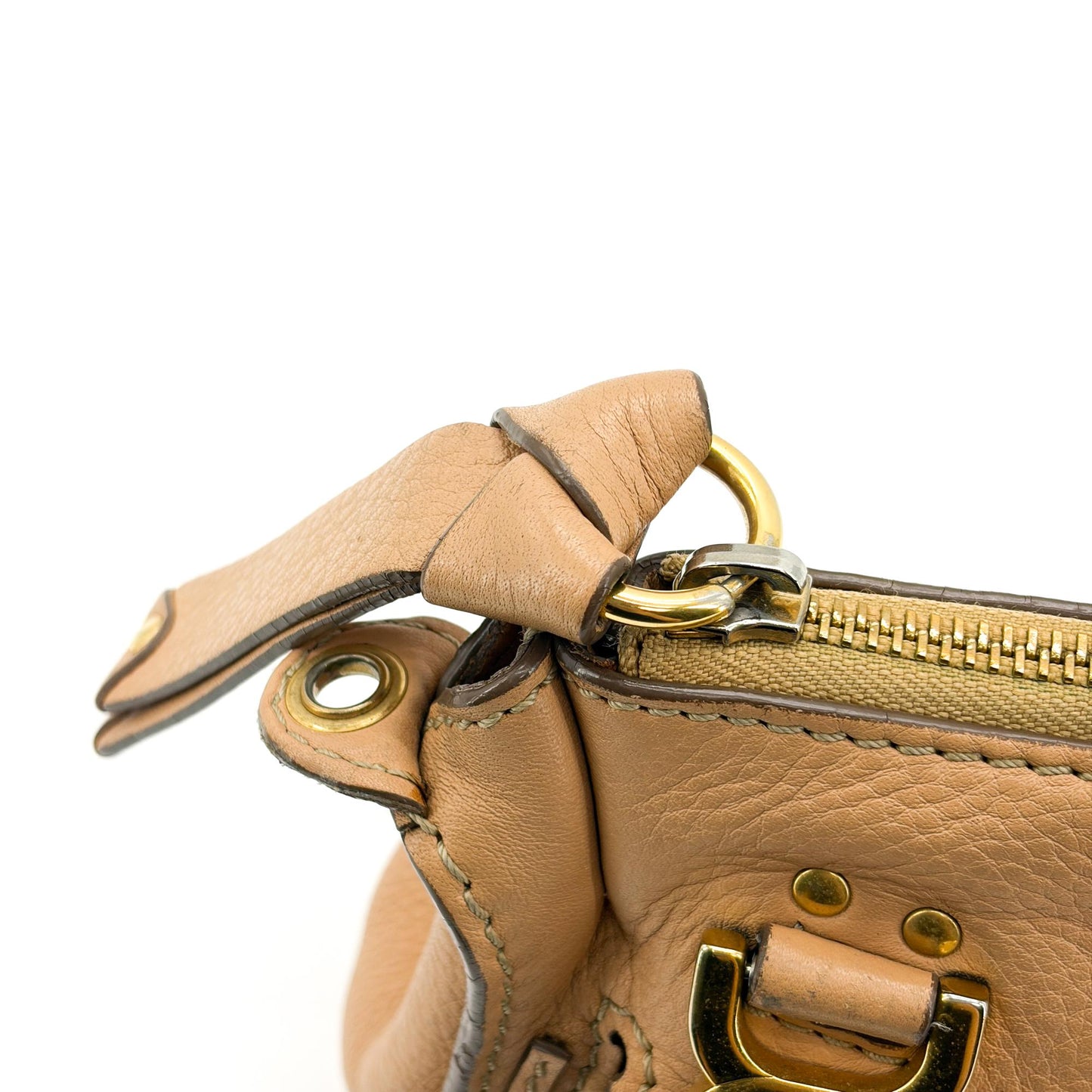Chloé Marchi Mini Double Carry Bag Tanning