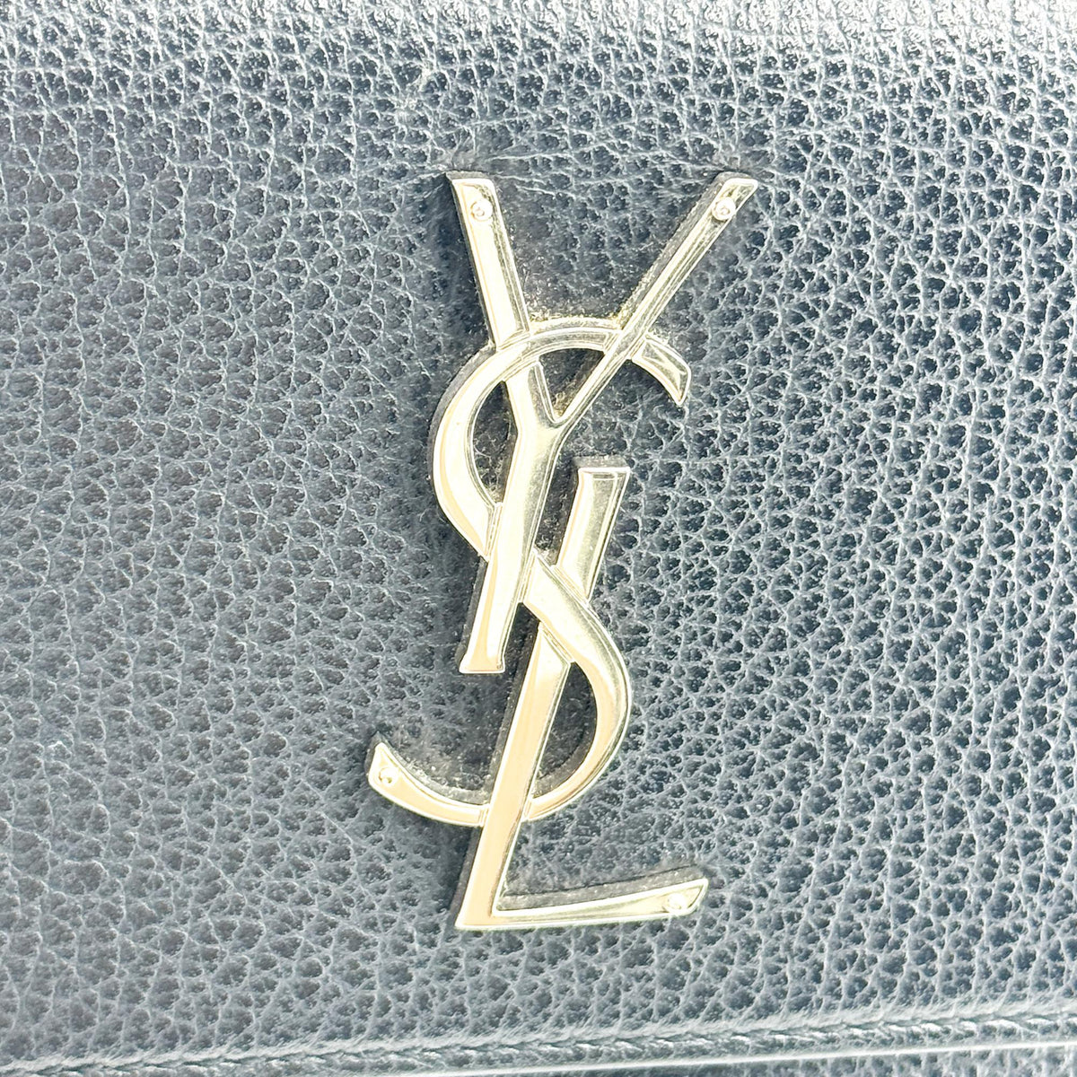 Saint Laurent Mini Sunset Crossbody Bag Black with Silver Hardware