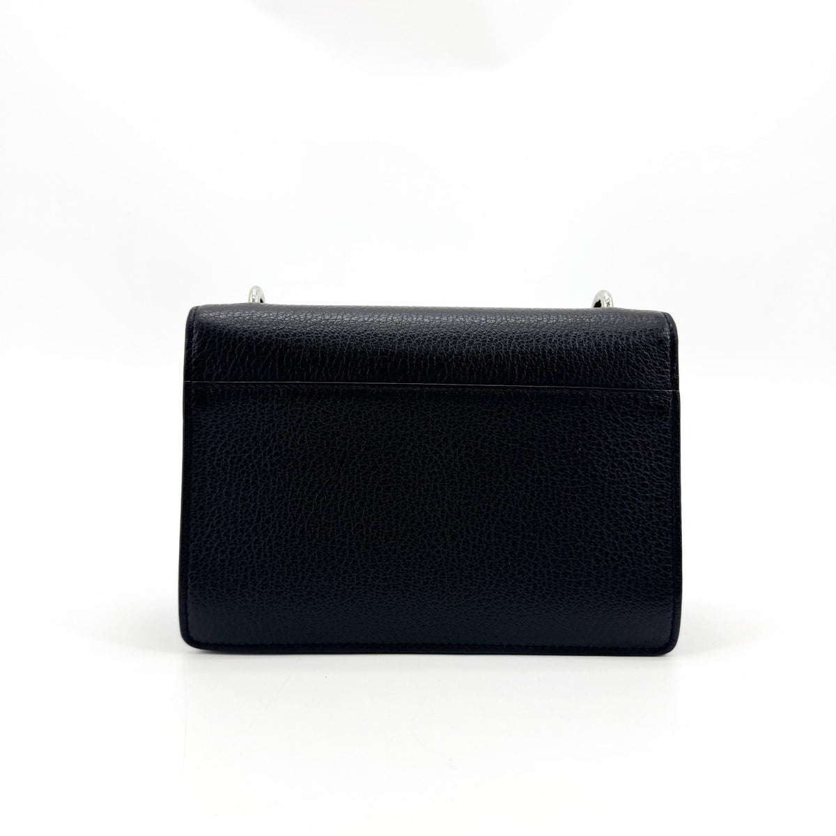 Saint Laurent Mini Sunset Crossbody Bag Black with Silver Hardware