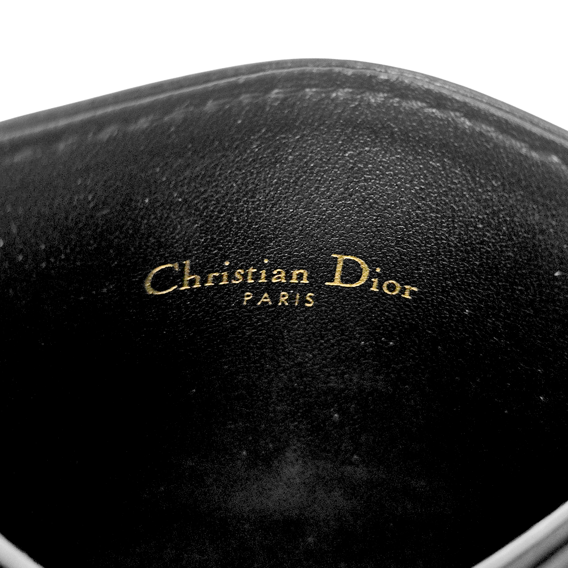 Dior Black Caro Card Holder Wallet
