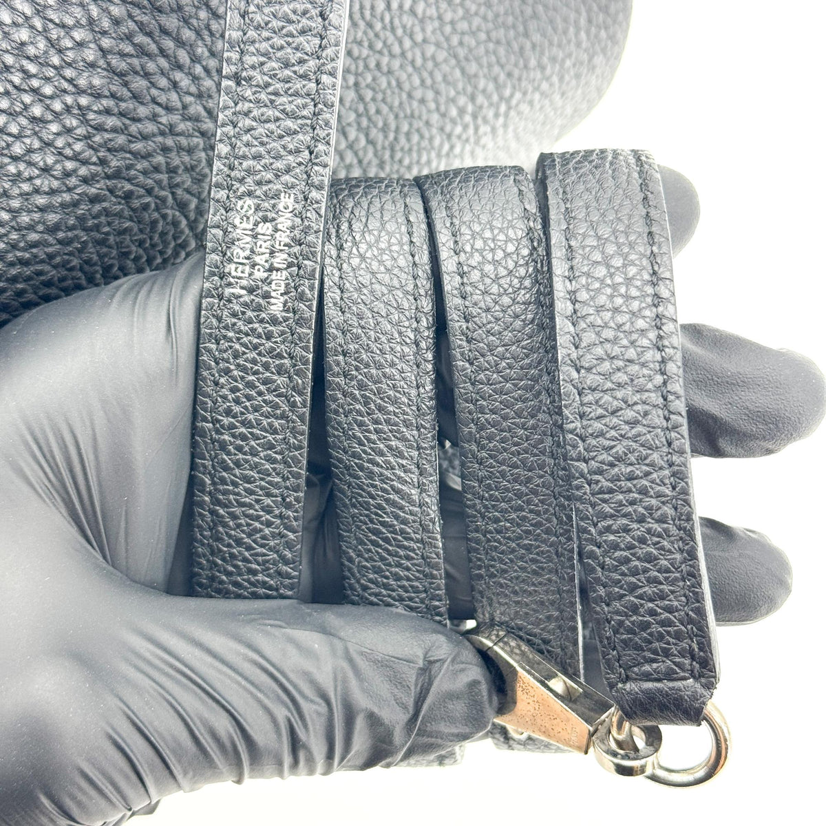 Hermès Kelly Bag Silver Hardware Black