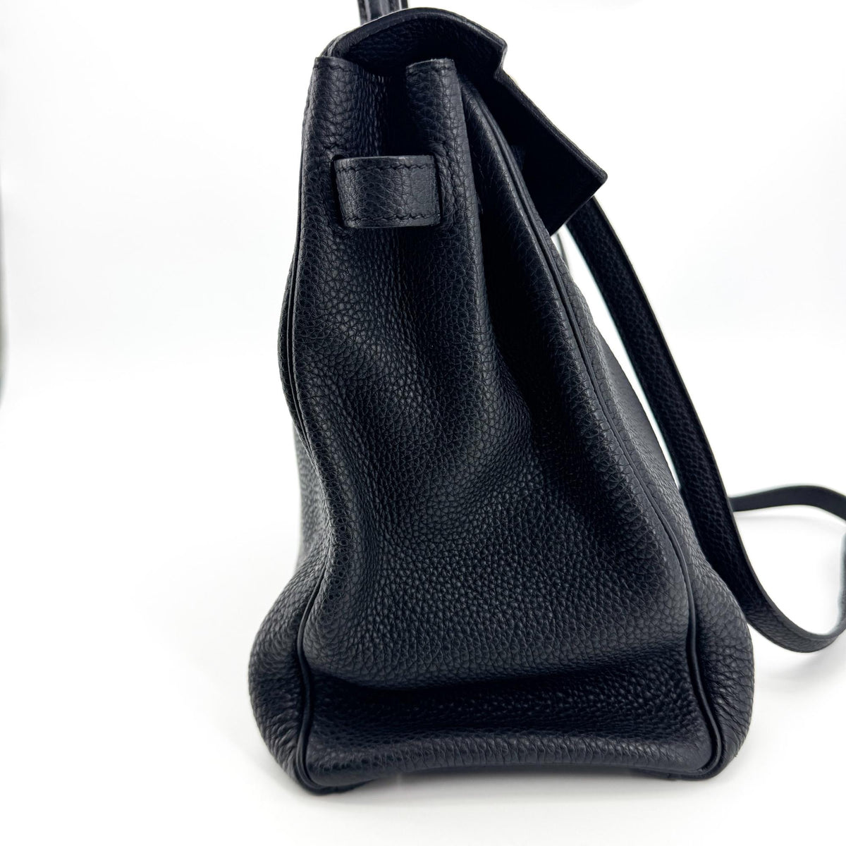 Hermès Kelly Bag Silver Hardware Black