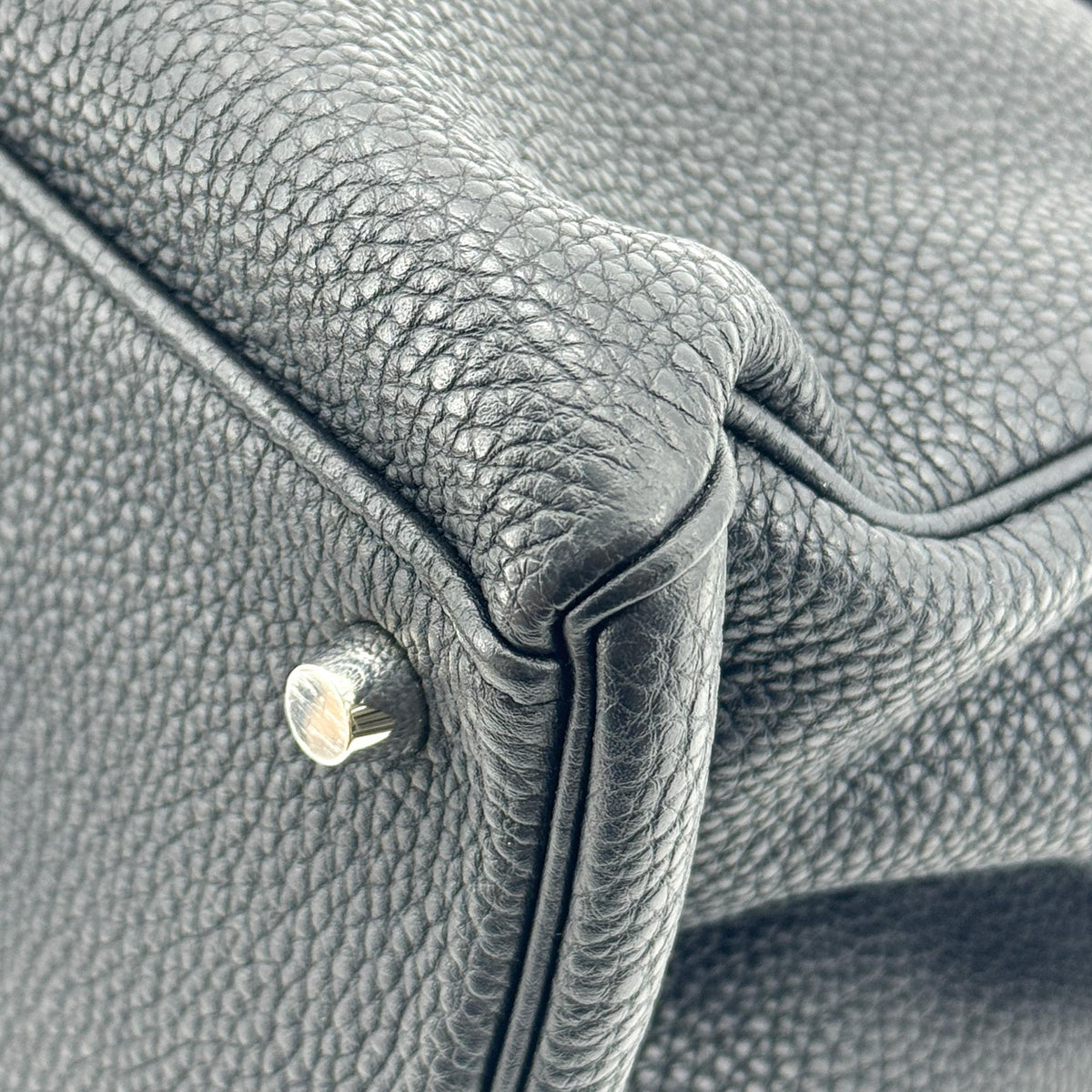Hermès Kelly Bag Silver Hardware Black