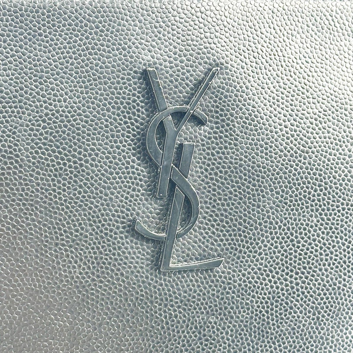 Saint Laurent Monogram Document Holder Clutch Black