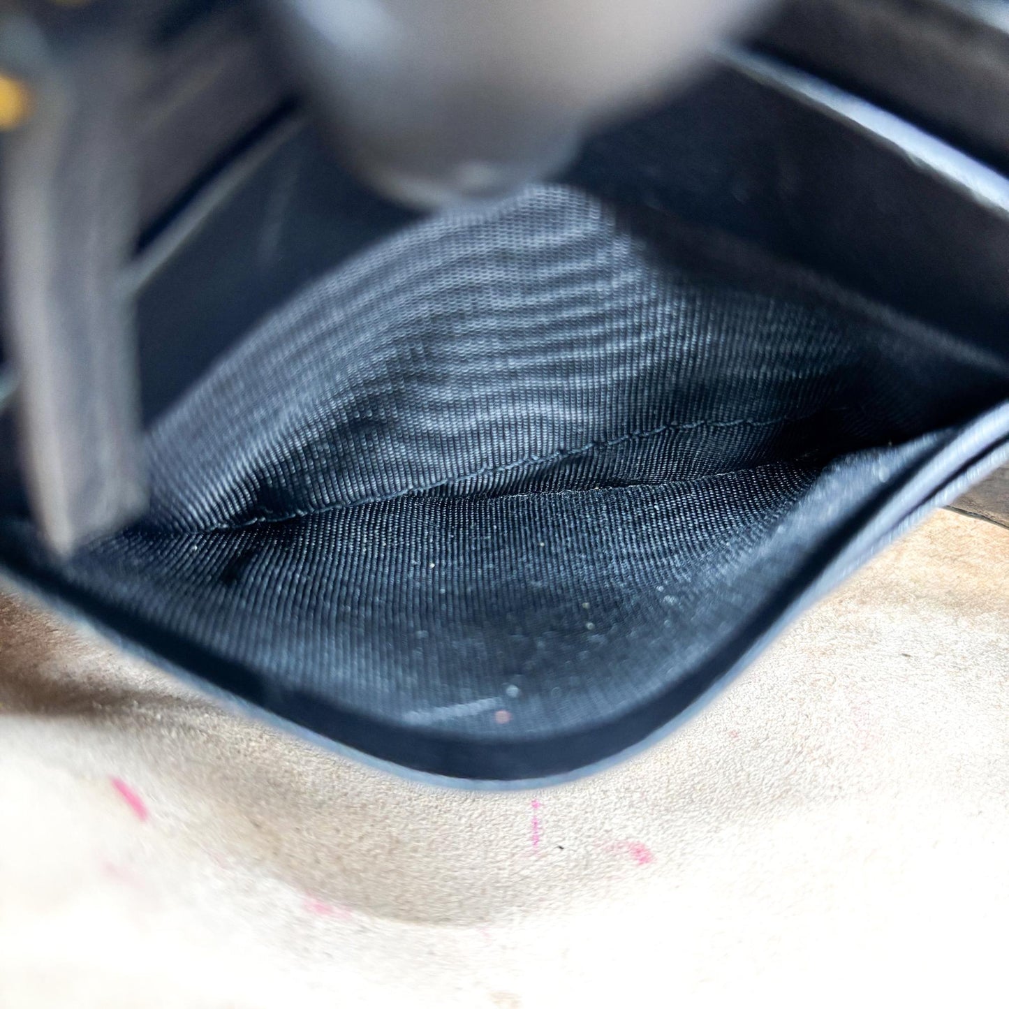 Gucci GG Marmont Matelassé Mini Chain Bag Black
