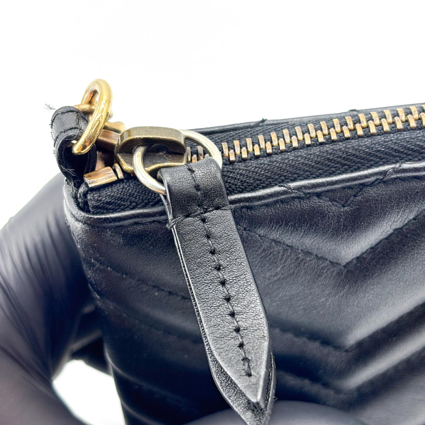 Gucci GG Marmont Matelassé Mini Chain Bag Black