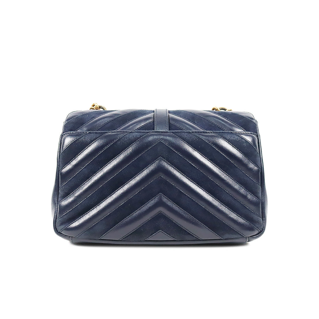 Saint Laurent Navy Medium College Bag