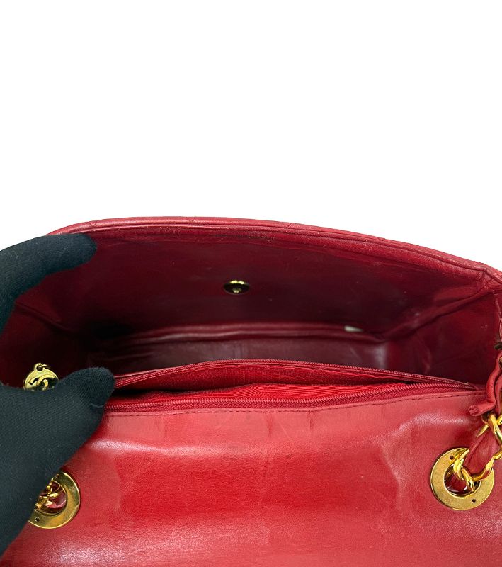 Chanel Red Big CC Crossbody Bag