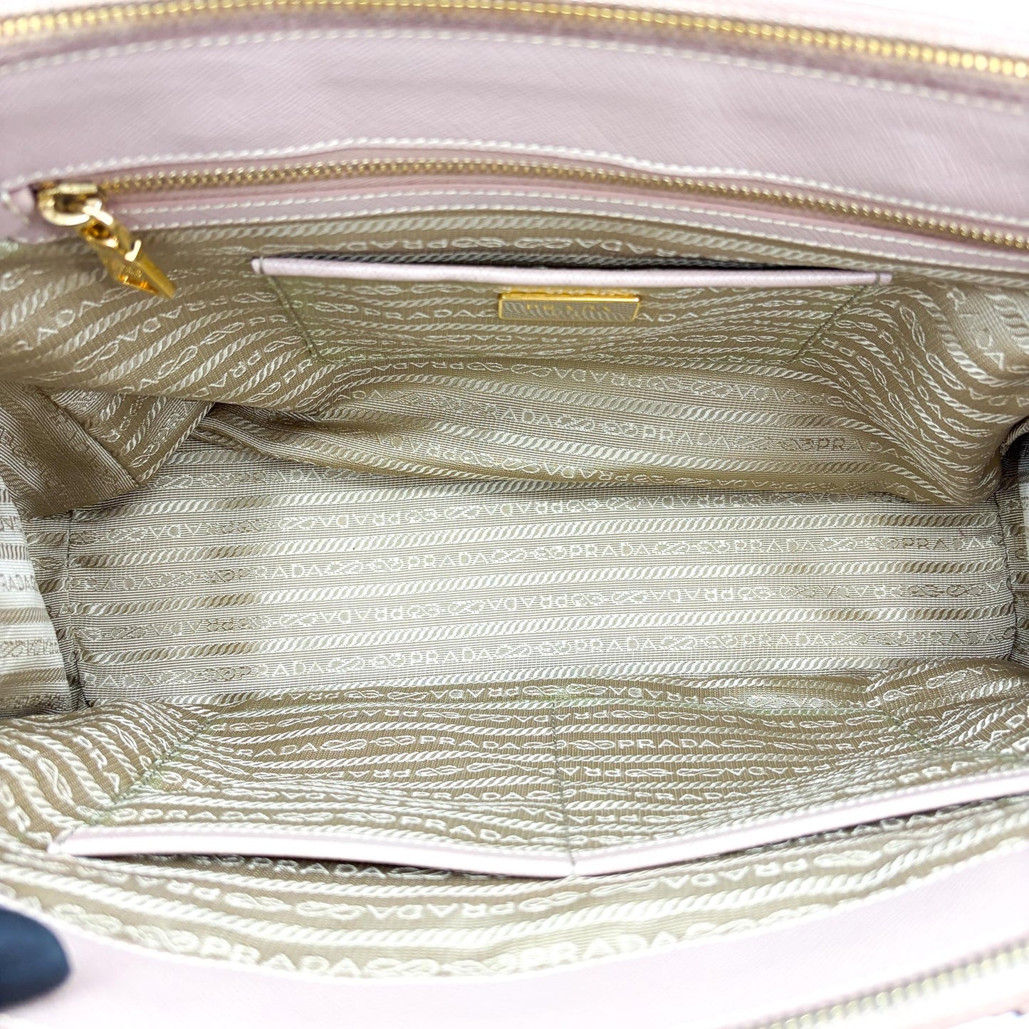 Prada Galleria Saffiano Leather Bag Medium Cameo