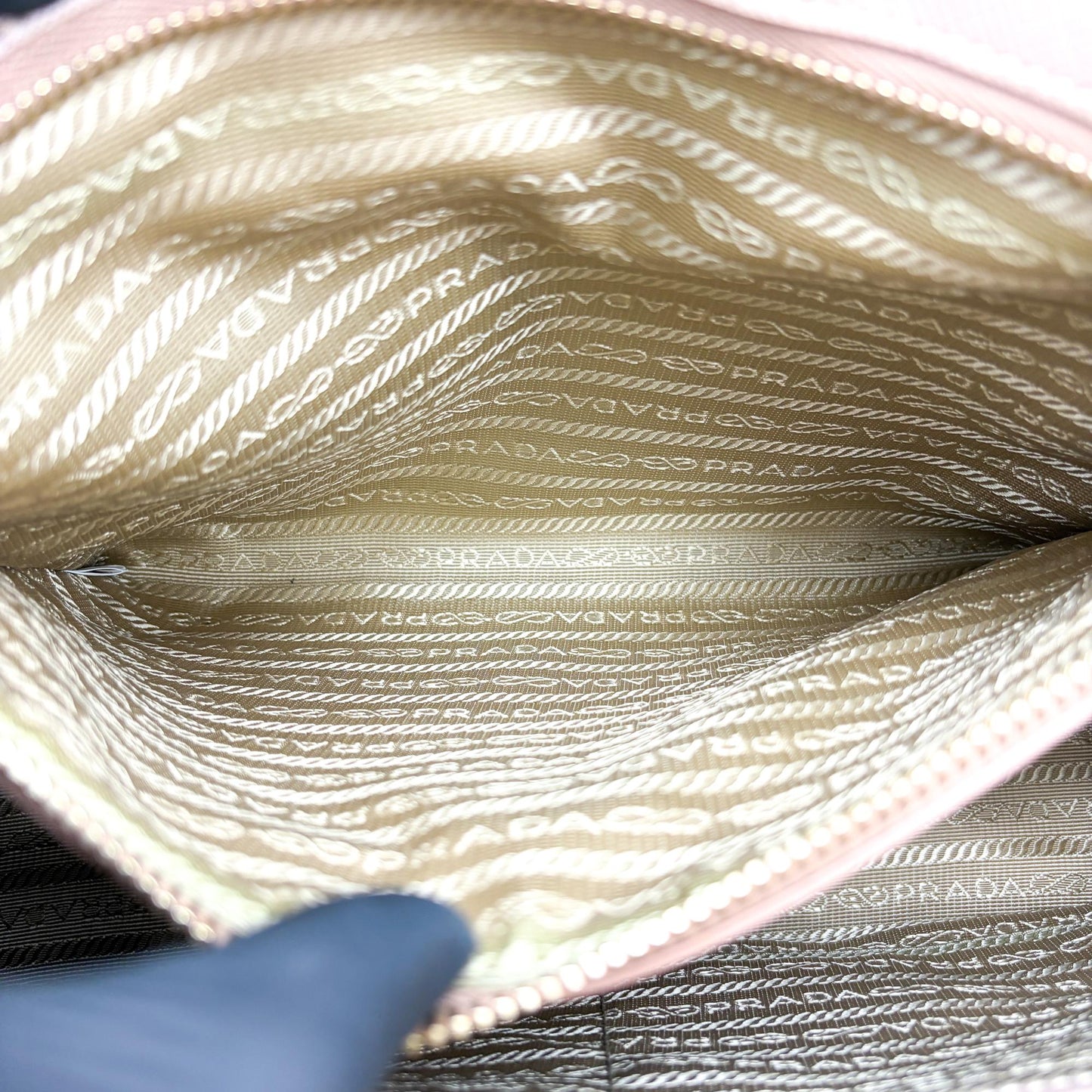 Prada Galleria Saffiano Leather Bag Medium Cameo