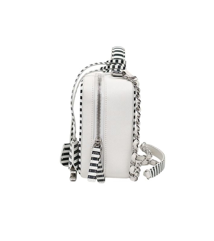 Chanel White Caviar Skin Cosmetic Case