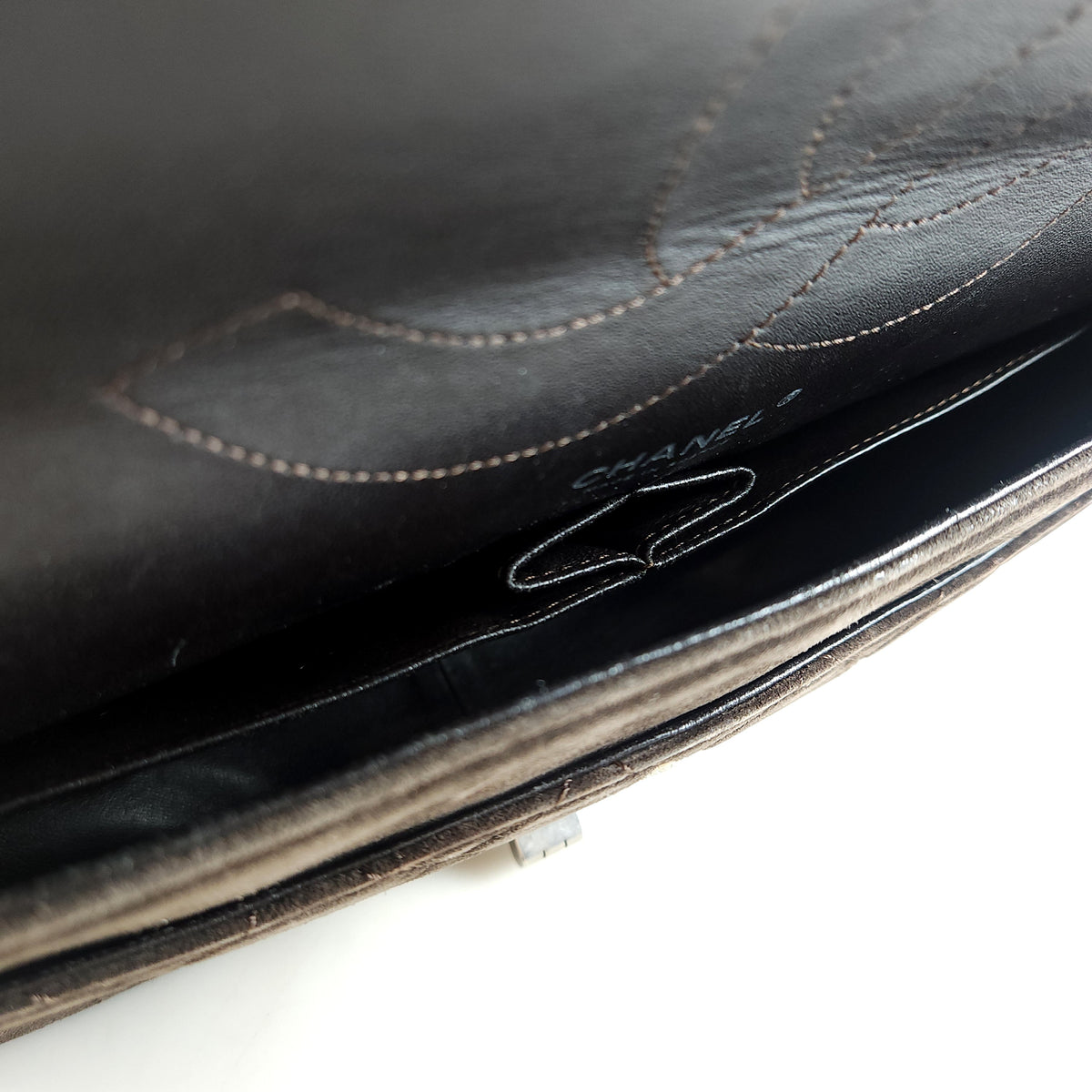 Large 2.55 Suede Flap Shoulder Bag