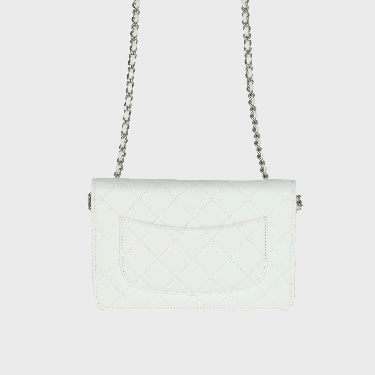 CC Lambskin Chain Wallet WOC Crossbody Bag