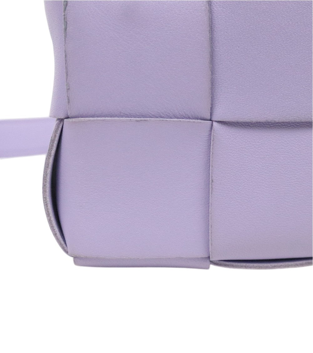 Bottega Veneta Mini Purple Cassette Crossbody Bag