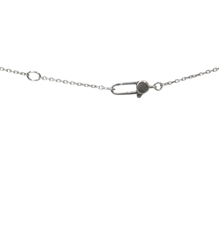 Gucci Heart Butterfly Silver Necklace