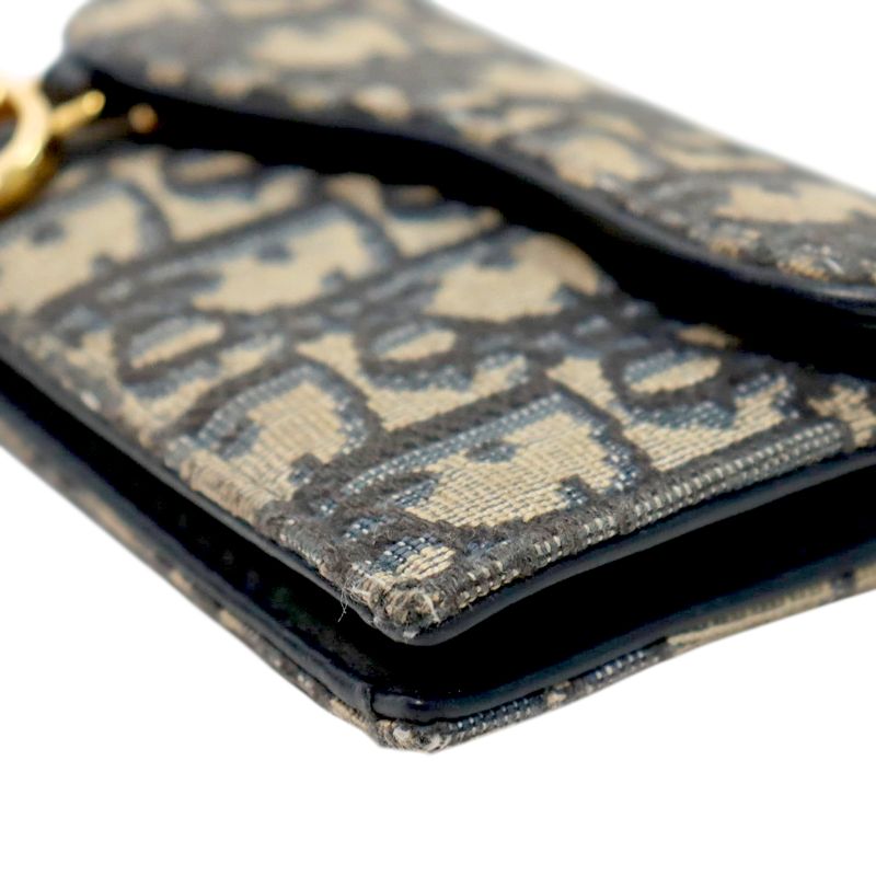 Dior Oblique Saddle Card Wallet