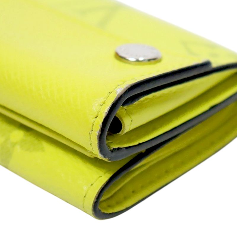 Louis Vuitton Lime Mini Three-Compartment Wallet