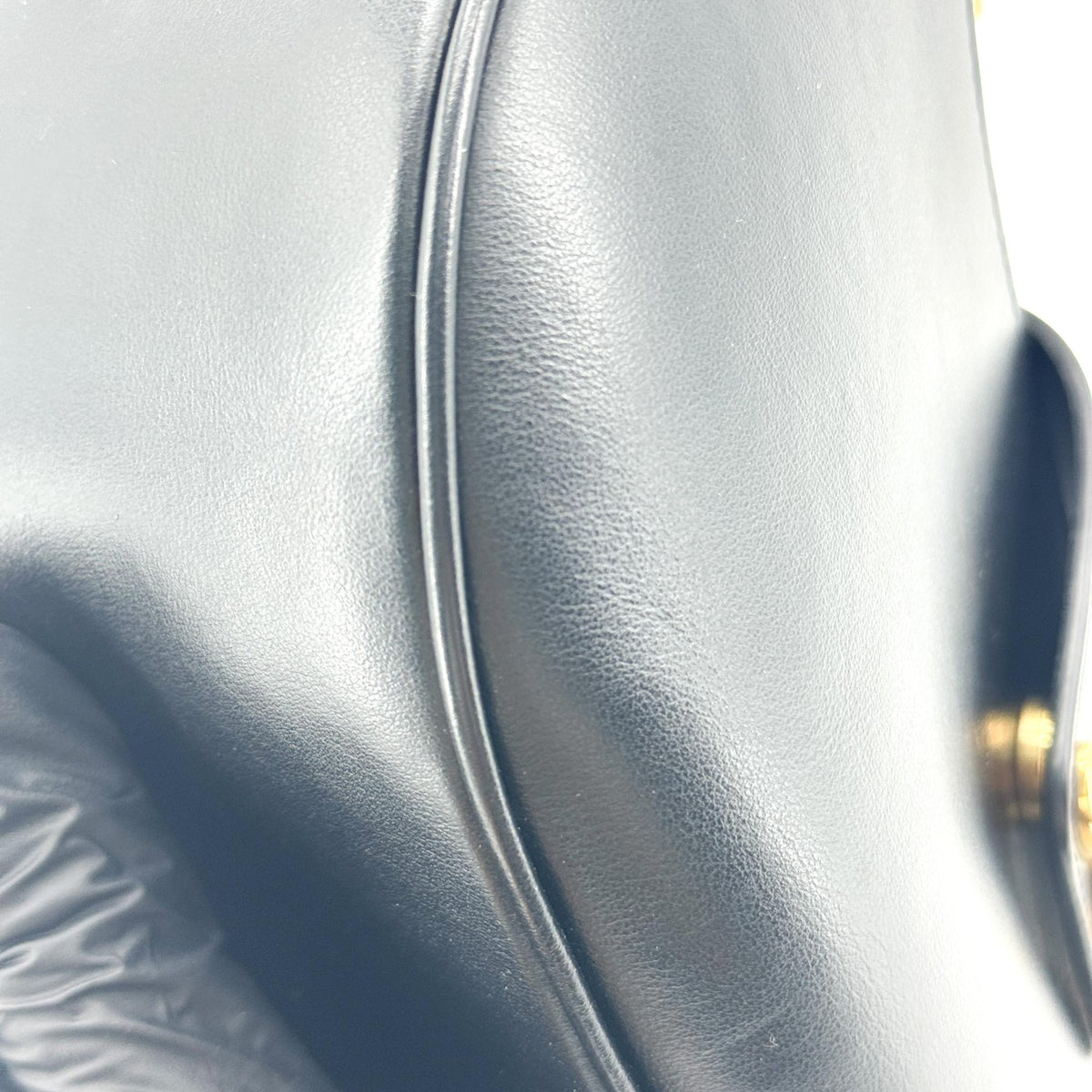 Celine Ava Triomphe Bag Shiny Calfskin Black