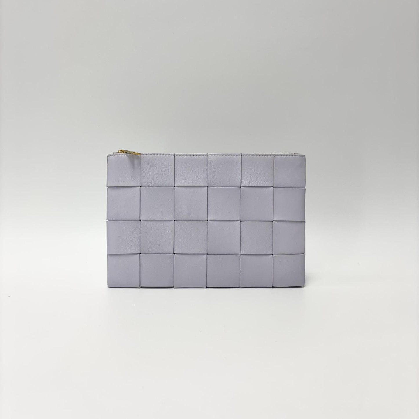 Bottega Veneta Intrecciato Mini Clutch Bag Lavender