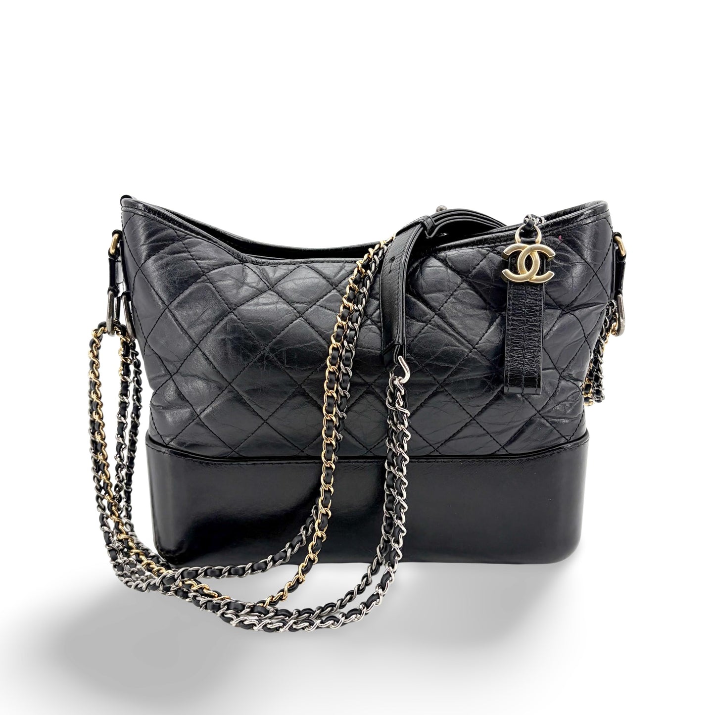 Chanel Gabrielle Hobo Bag Medium Black