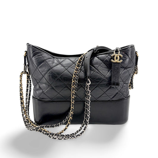 Chanel Gabrielle Hobo Bag Medium Black