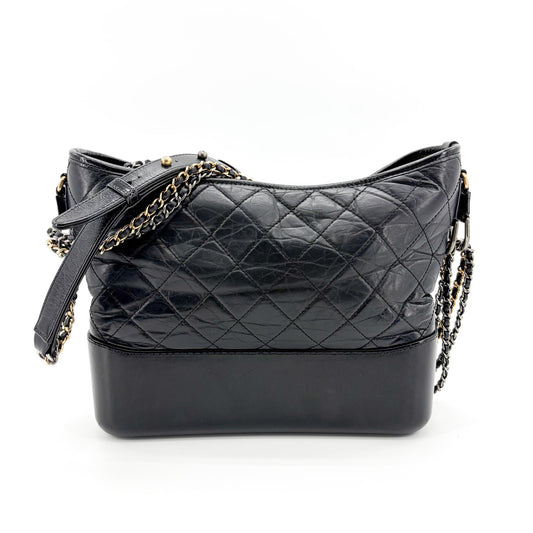 Sac Hobo Chanel Gabrielle Moyen Noir