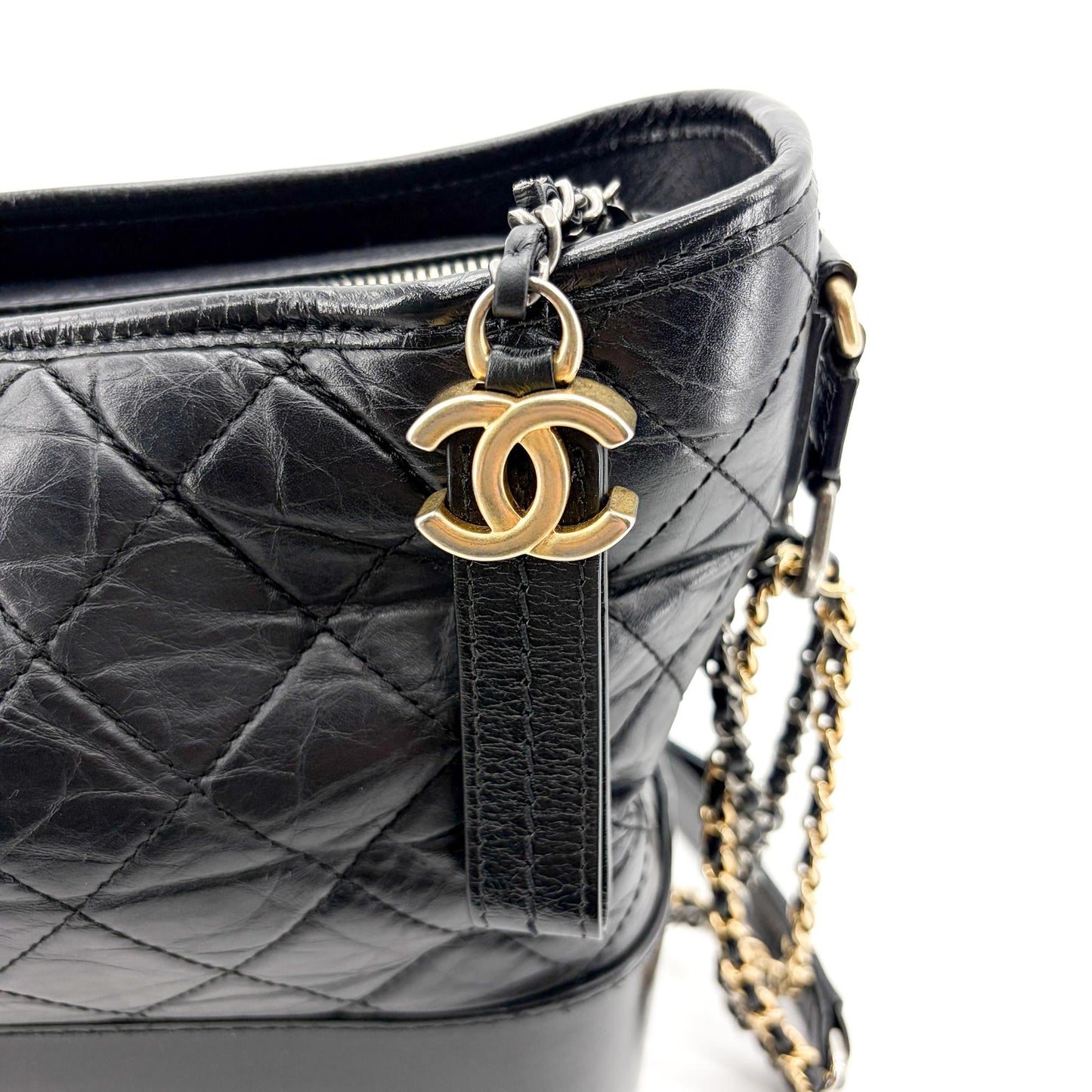 Chanel Gabrielle Hobo Bag Medium Black