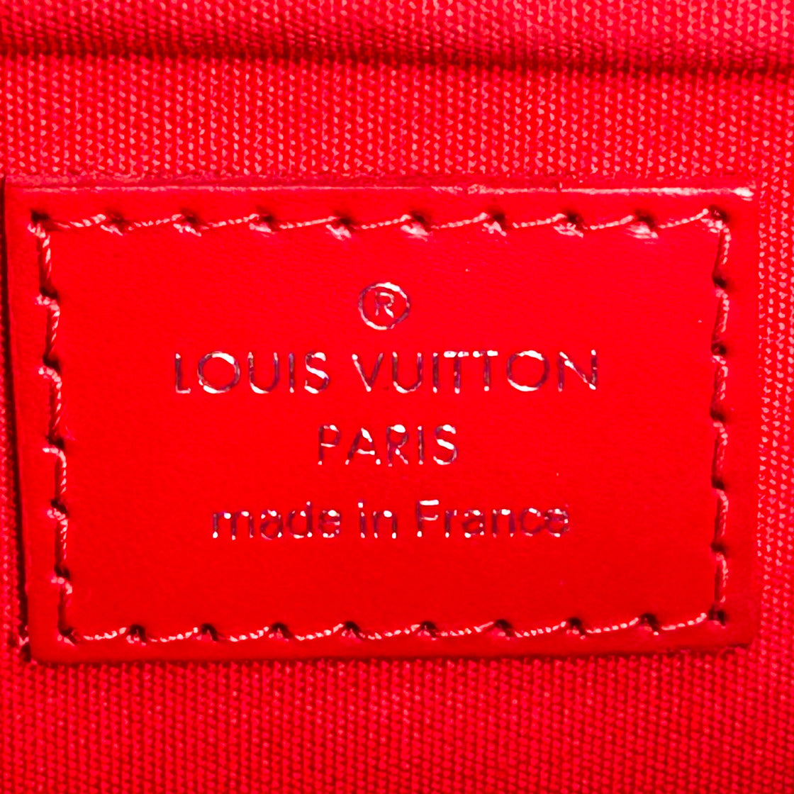Louis Vuitton Red Epi Touraine Shoulder Bag