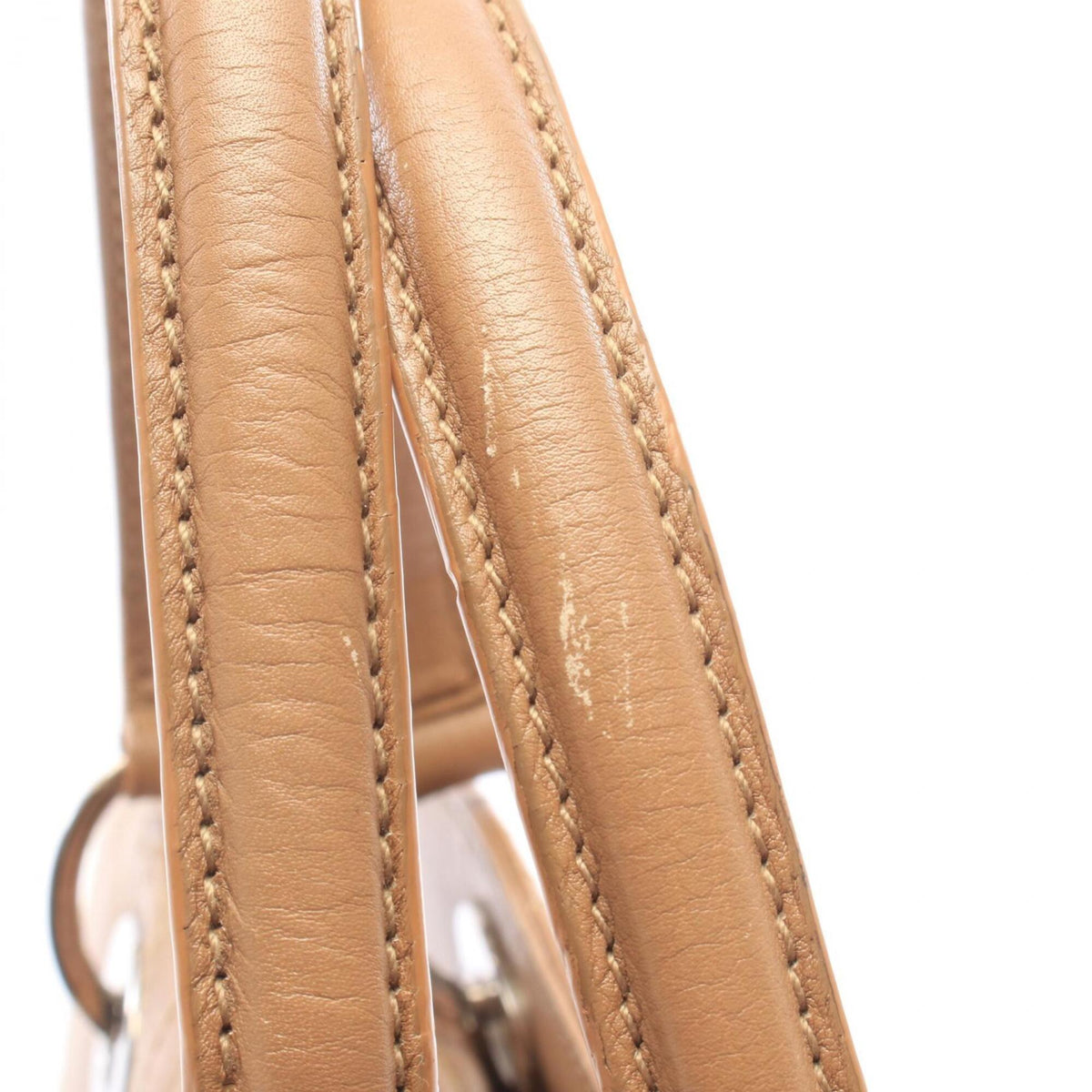 Christian Dior Dior Cannage Beige Calfskin Handbag