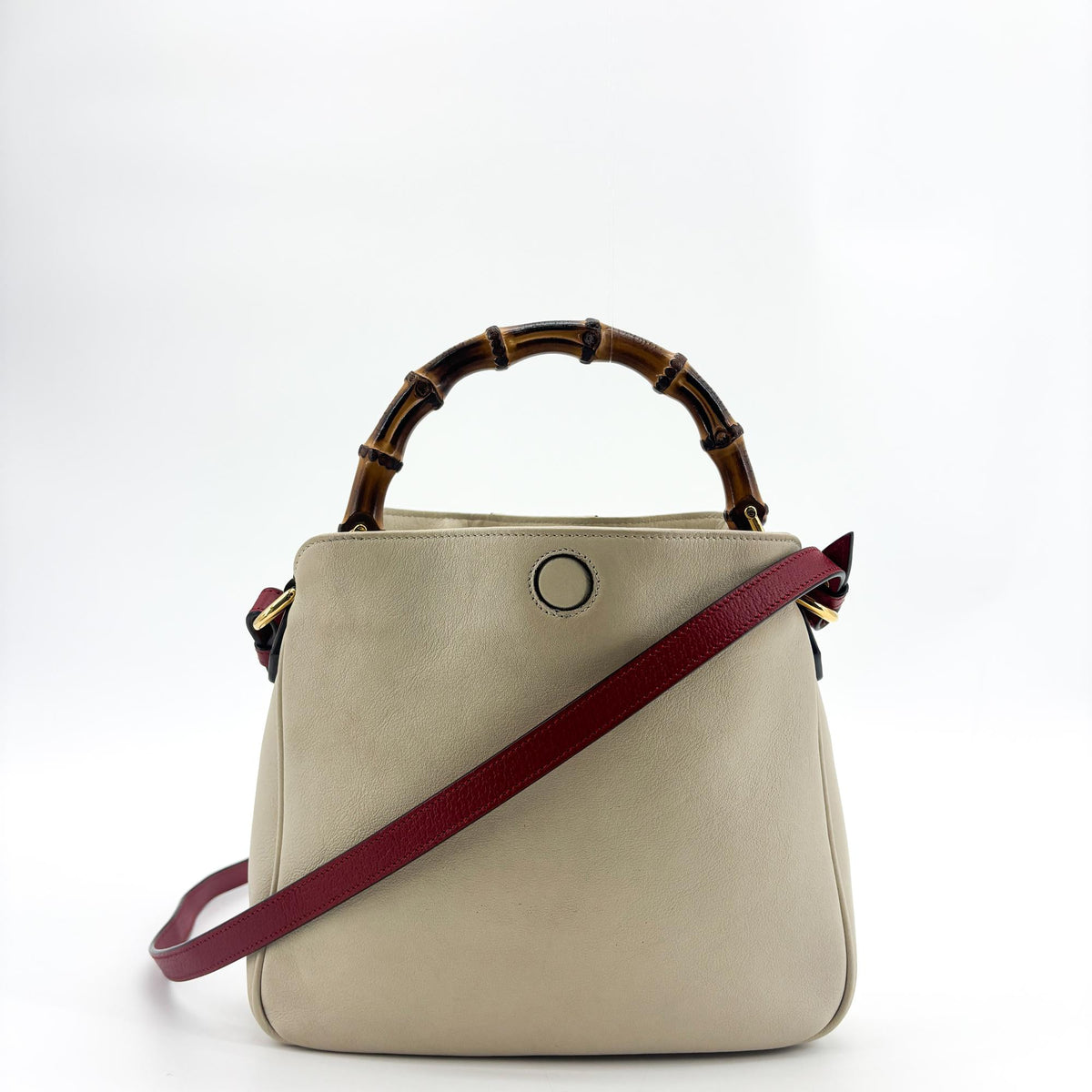 Gucci Diana Bamboo Leather Shoulder Bag Small