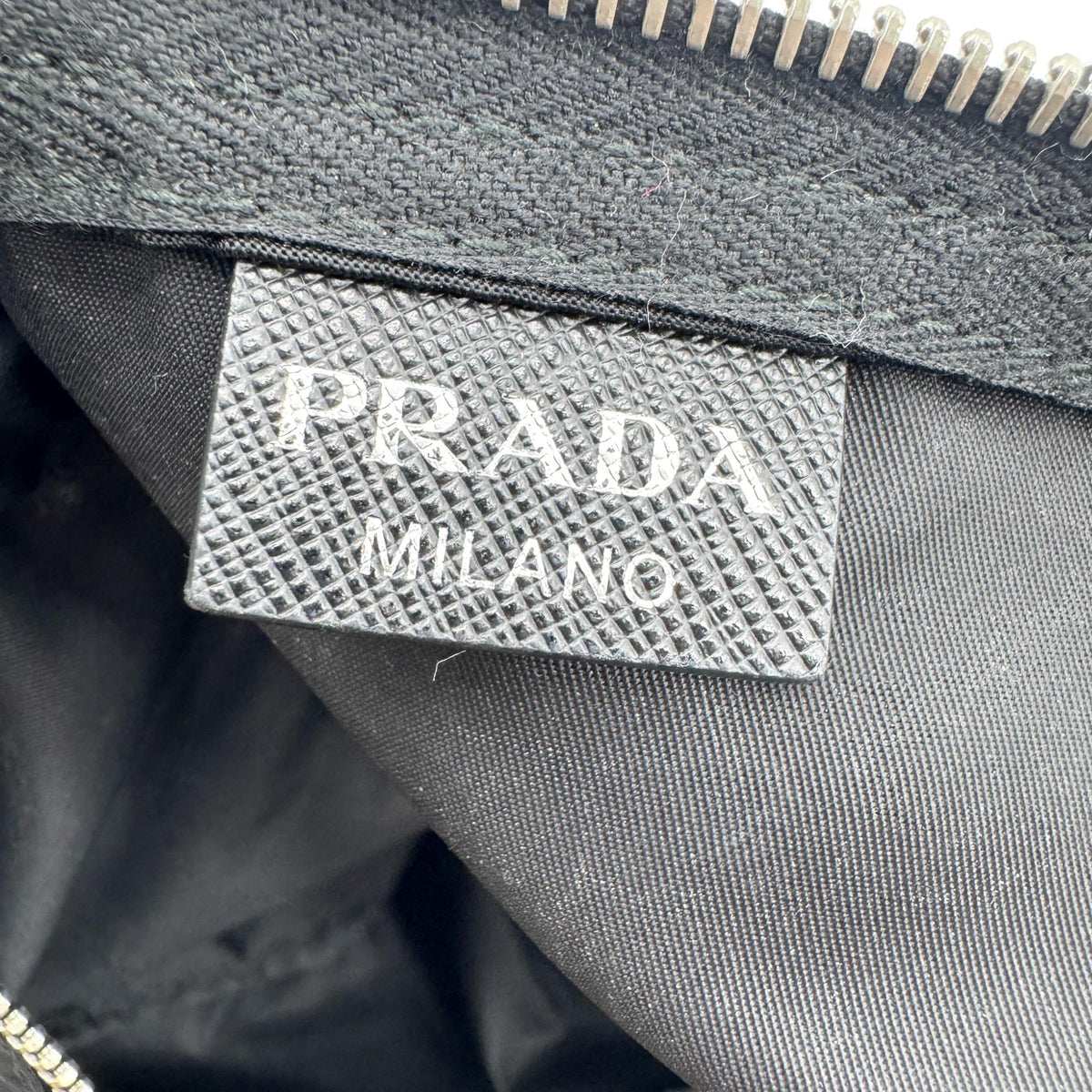 Prada Tessuto Nylon Foldable Tote Bag Black