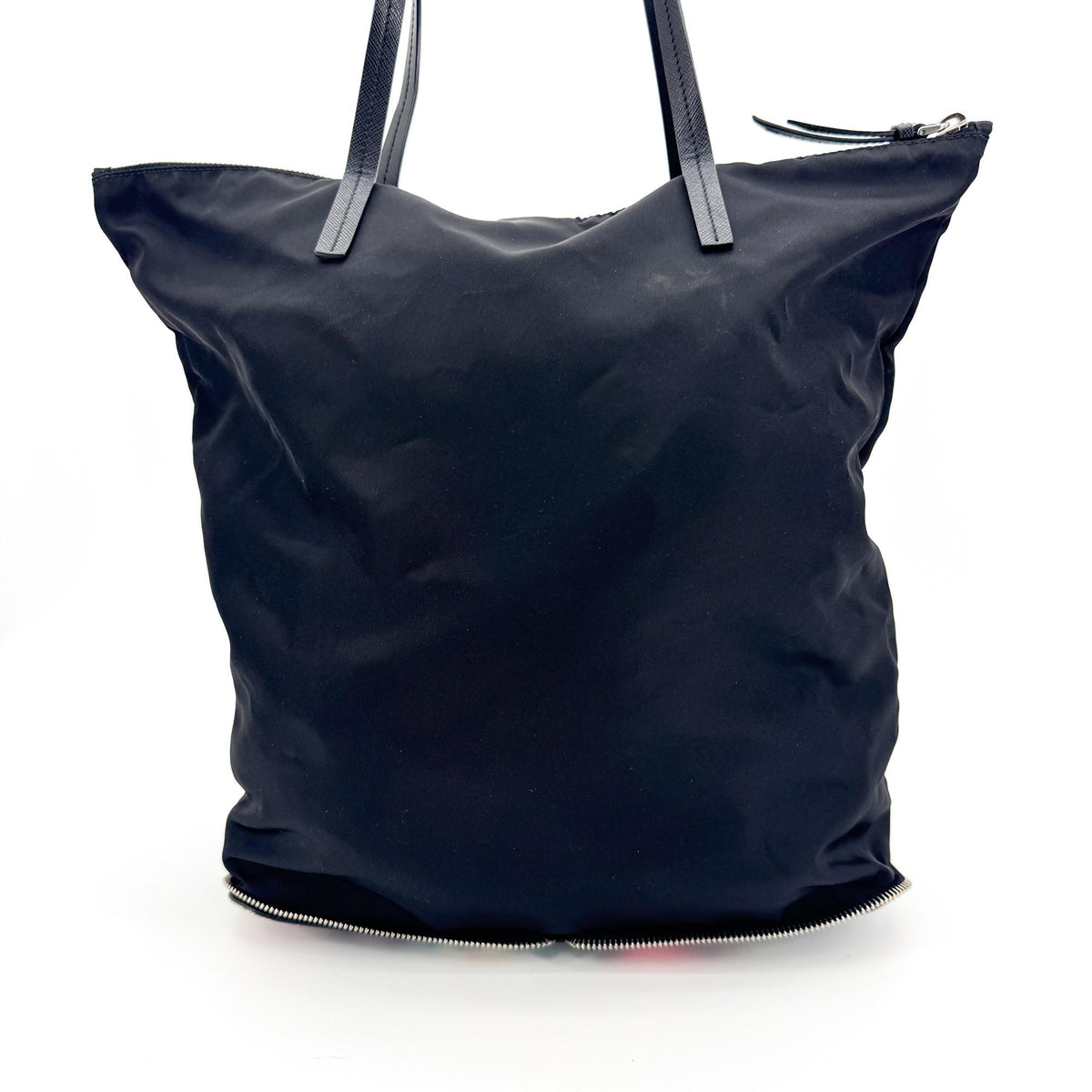 Prada Tessuto Nylon Foldable Tote Bag Black